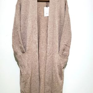 Theory Rib Sleeve Cardigan